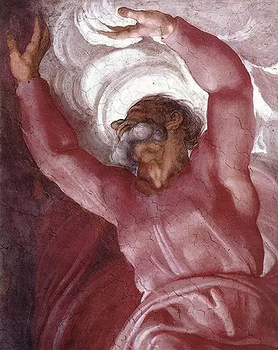 Die Scheidung von Licht und Finsternis Michelangelo